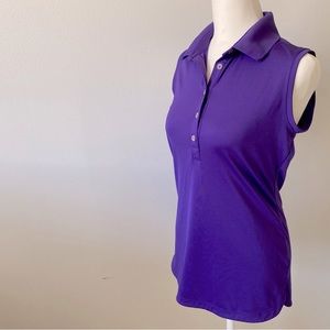 Nike Golf Dry fit sleeveless polo top